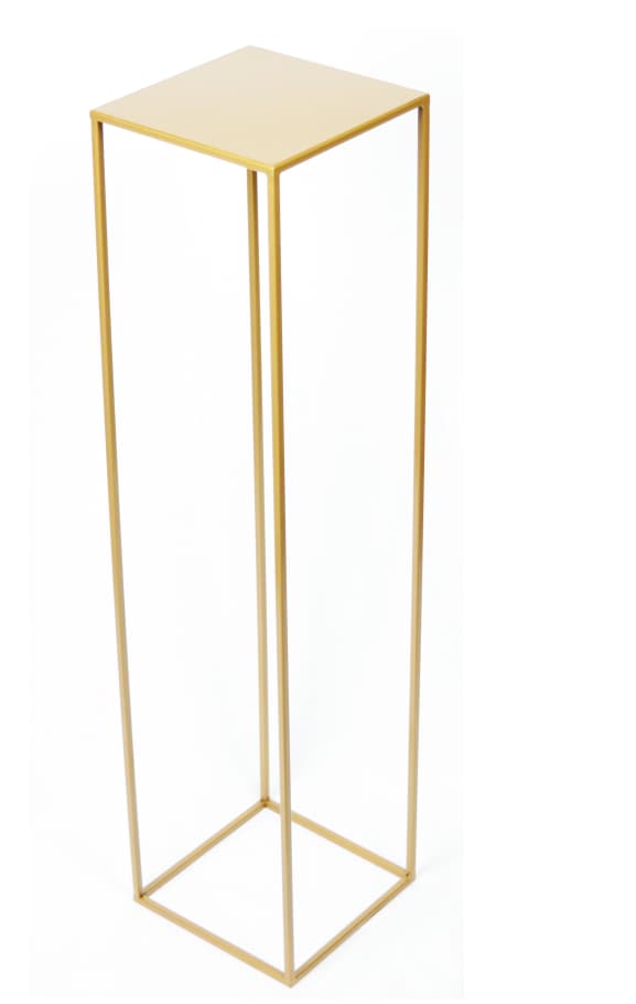 Loft blomställning 100 cm, guldfärgad med 363