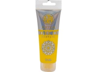 DECO ARTEA Akrylfärg 75 ml Gul Glöd för din konstnärliga