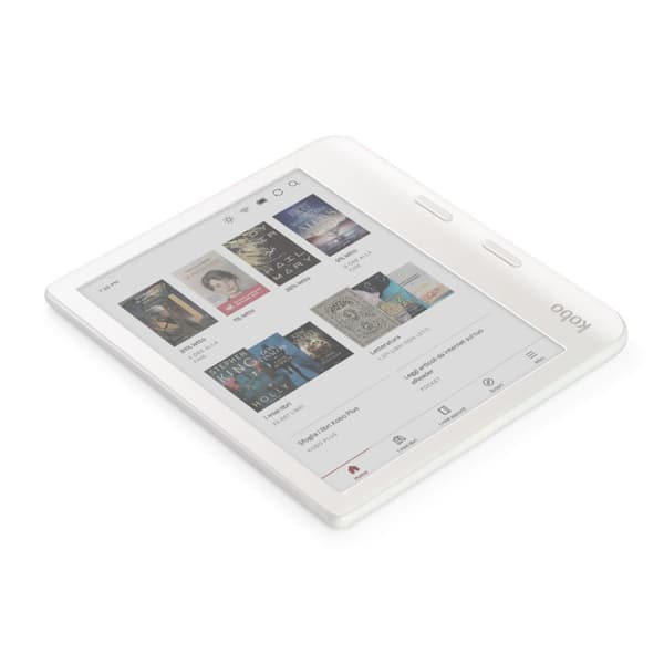 E-bok Kobo Libra Color 7 E-bläck Kaleido3 32 GB vit