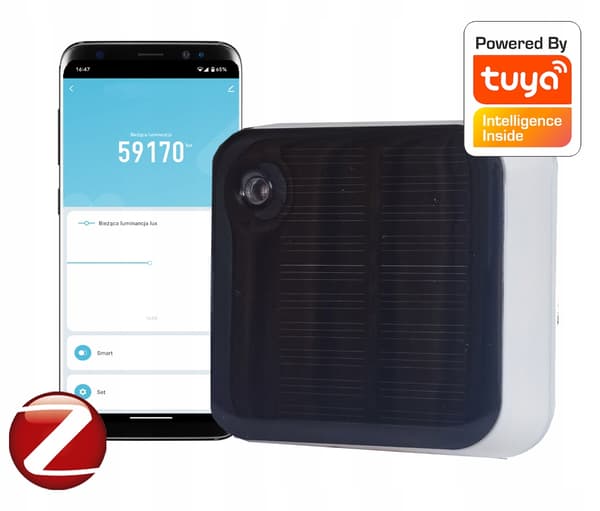 Tuya Zigbee udendørs lysintensitetssensor < 83000LUX