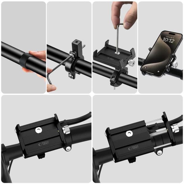 TECH-PROTECT V4 UNIVERSAL CYKELFÄSTE SVART