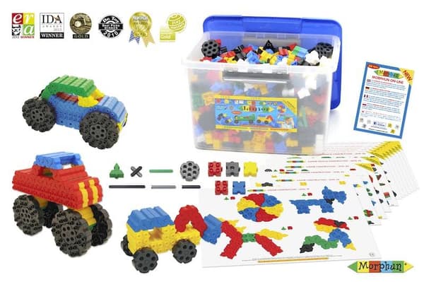 Morphun Junior 1000 brikker - Byggeklodser