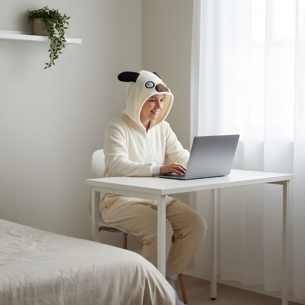 Kigurumi-pyjamas med mopsdräkt, storlek M: 155-165 cm