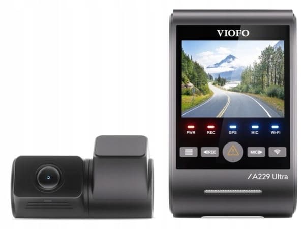 VIOFO A229 ULTRA 2CH-G GPS-ruttinspelare