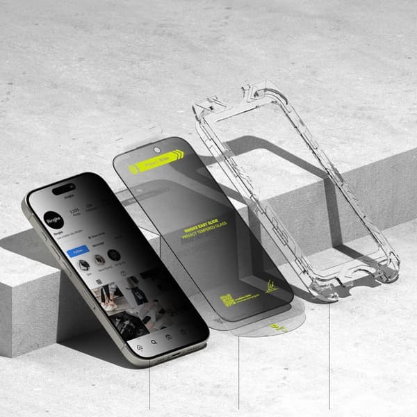 RINGKE EASY SLIDE 2-PACK PRIVACYGLAS IPHONE 16 PRO PRIVACY