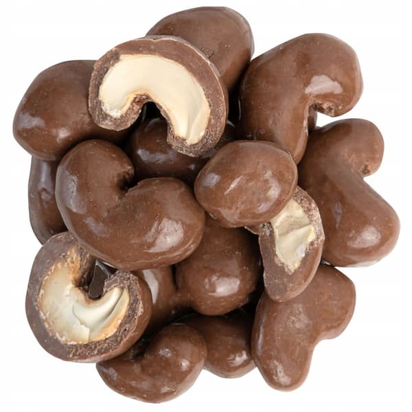 Cashewnødder i mælkechokolade 250 g