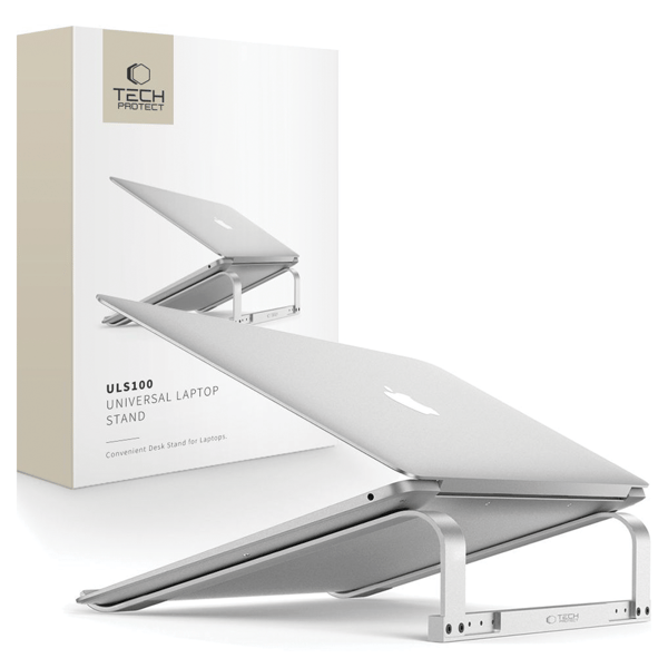 TECH-PROTECT ULS100 UNIVERSAL LAPTOP STAND SØLV