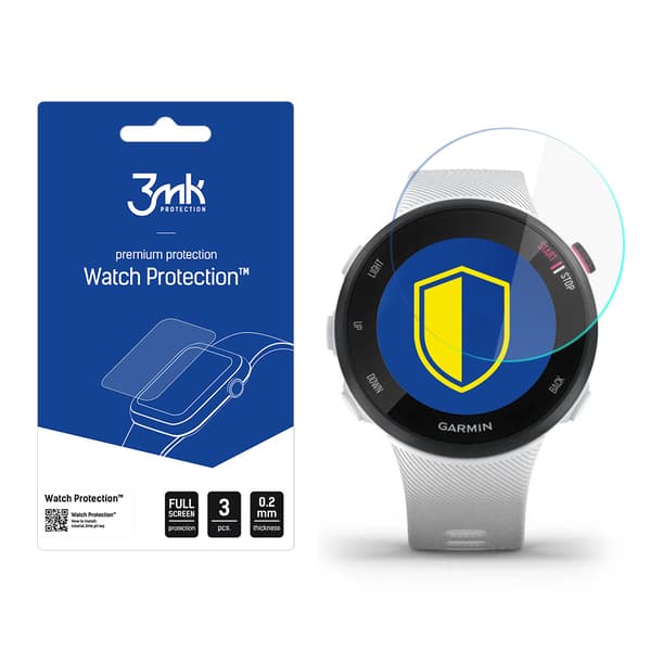Garmin Forerunner 45s - 3mk Kellonsuoja FlexibleGlass