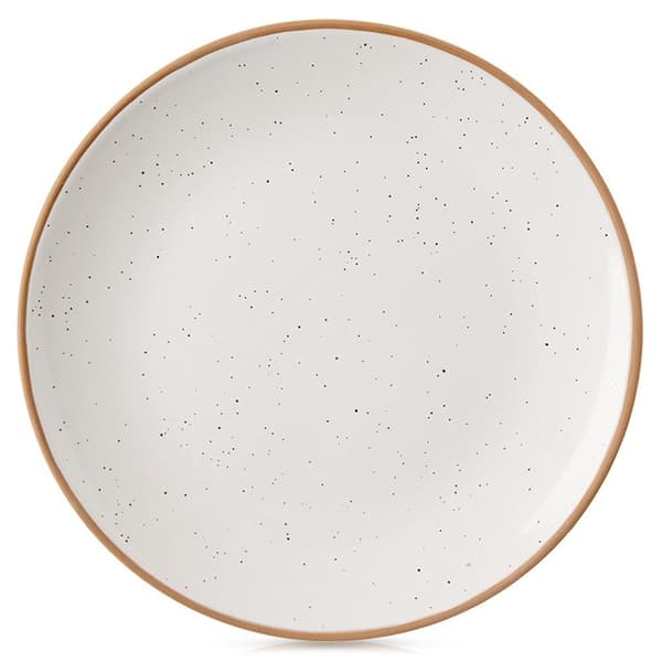 Desserttallerken keramisk beige 20 cm