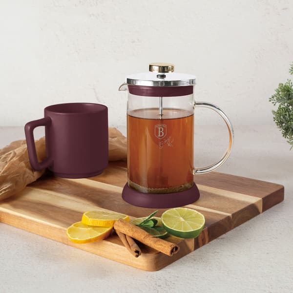 PISTON KAFFE- OG TEBRÆTTE 600 ml BERLINGER HAUS BH-8584 LEONARDO