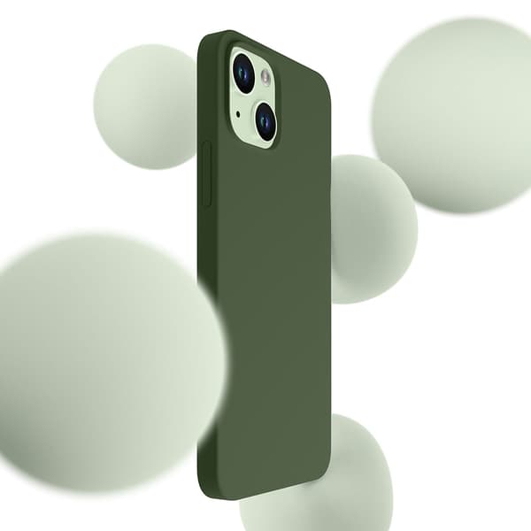 Apple iPhone 15 Plus - 3mk Hardy Silikon MagCase Alpine Green