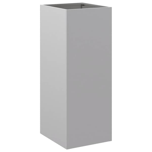 vidaXL Kruka, Silver, 32x29x75 cm, Galvaniserat stål