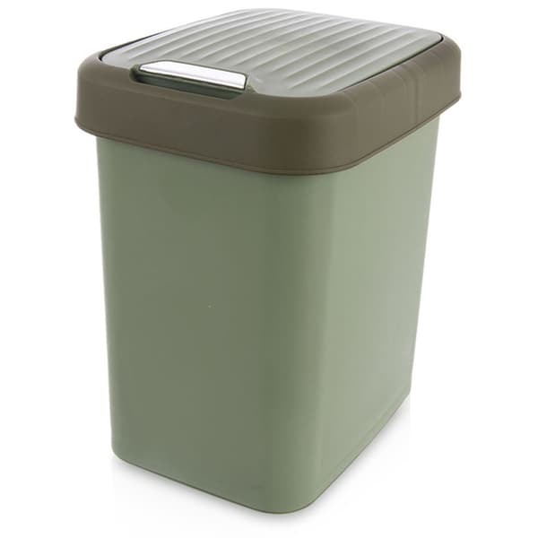 Plastik affaldsspand grøn 12 l