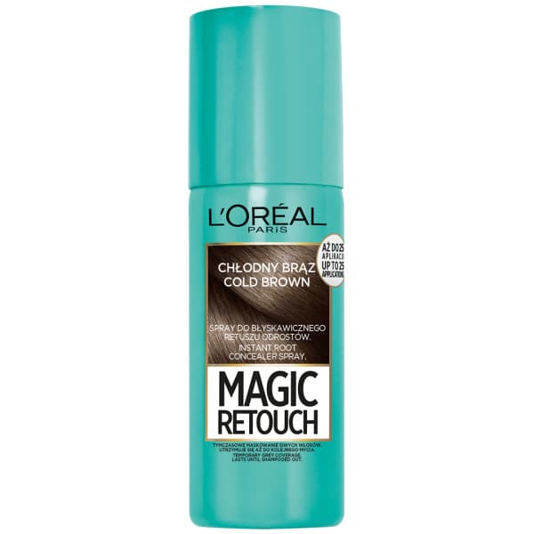 L'Oréal Paris Magic Retouch hårspray til hårrødder, kølig brun 75 ml
