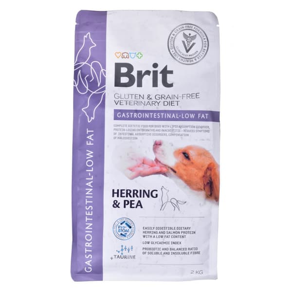 Brit VET Diets Gastro-Low Fat 2 kg torrfoder för hundar