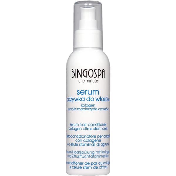 BINGOSPA One Minute Collagen Citrus Stammceller snabbt hårbalsam