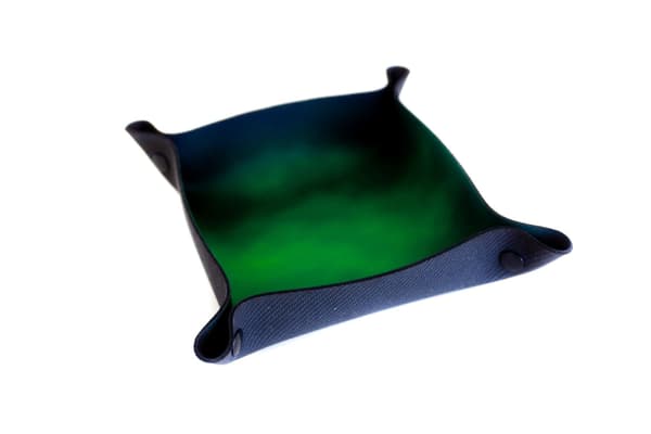 Tärningsbricka Grön Rök 22X22CM