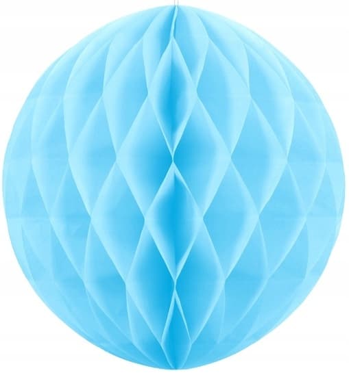 Blå pappersboll 40 cm, 1 st.