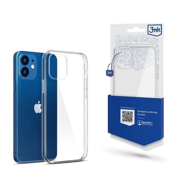 Apple iPhone 12 Mini - 3mk Gennemsigtigt Etui