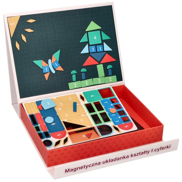 Magnetiskt pussel - Former och siffror