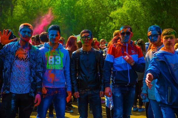 Holi Hjärtpulver Rött 70g