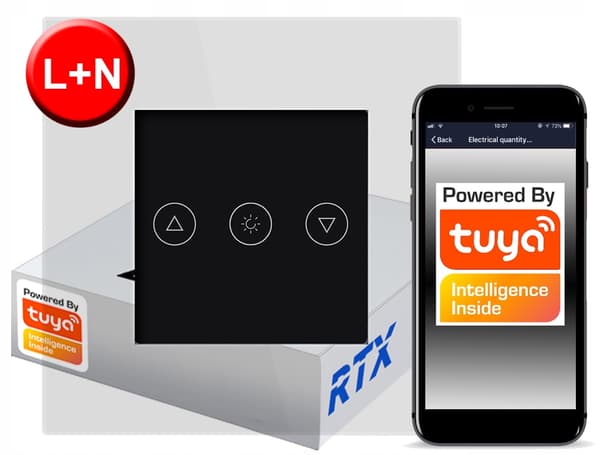 Touch Dimmer 1-kreds ZigBee Sensor TUYA RTX SH#