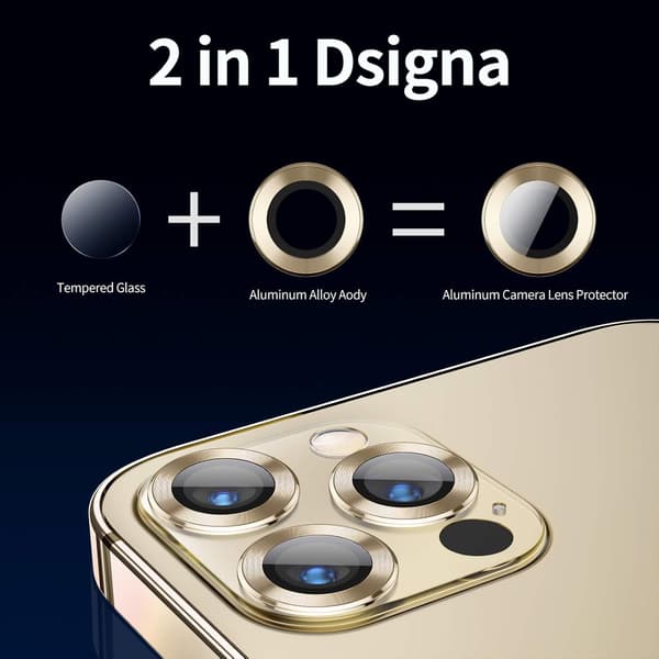 3x 9H Hærdet Glaskamera Til Apple iPhone 12 Pro