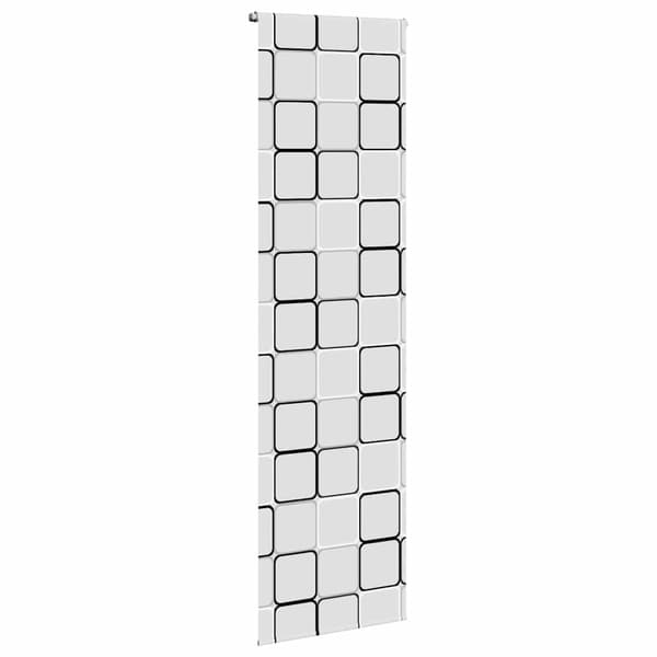 vidaXL Duschrullgardin 80x240 cm Tygbredd 76 cm