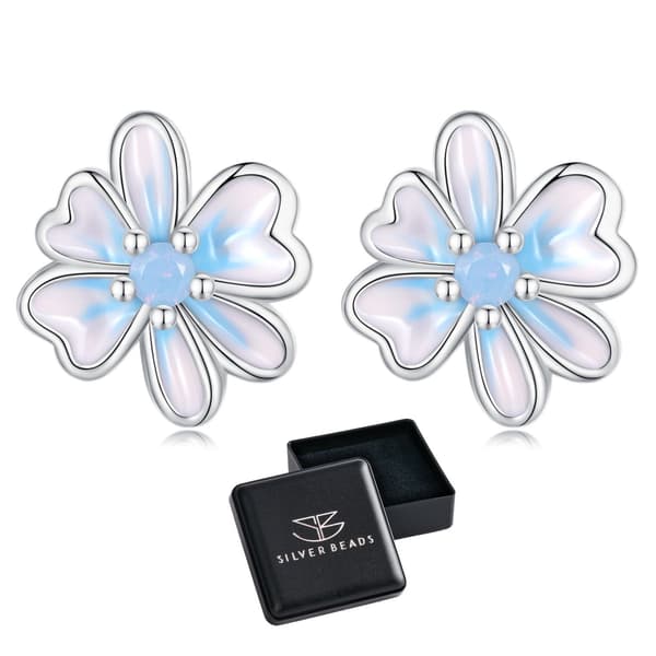K306 Blommor örhängen silver 925