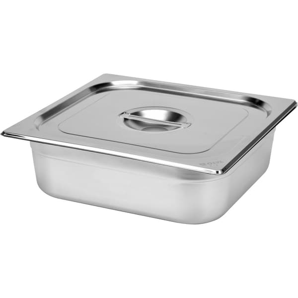 Låg til gastronomibeholder - GN1/3 - rustfrit stål - YG-00372
