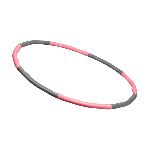 Hula Hop slankende træningshjul, foldbart, justerbart, med knopper, 95 cm
