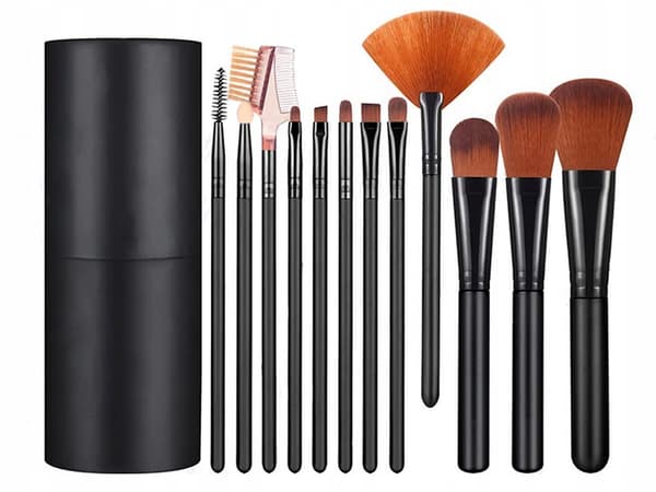 Børster til makeup 12 sorte (200) / 120 GAB_A