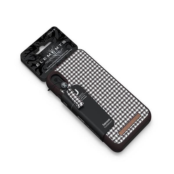 Nordic Elements Saeson Idun - iPhone Xs Max stofcover (mørkebrun)