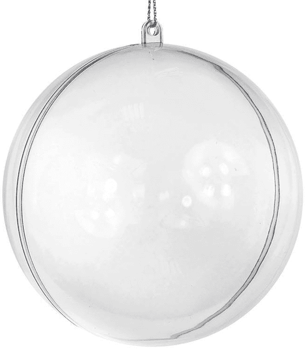 Akrylkugler diameter 8 cm 5 stk.