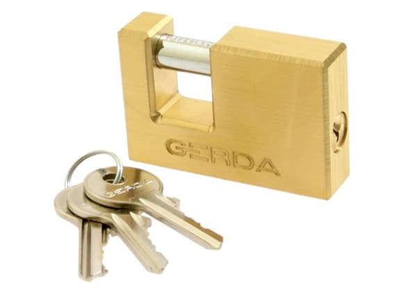 GERDA HÄNGLÅS MÄSSINGSSTIFT 50MM