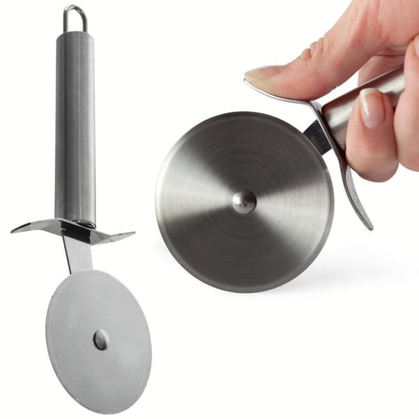 Stålpizzakniv rund 20,5 cm
