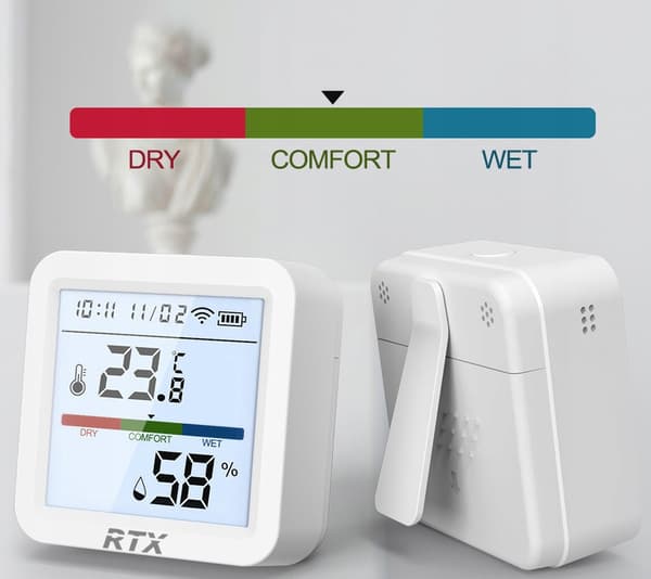 Tuya LCD WiFi temperatur- och fuktighetssensor
