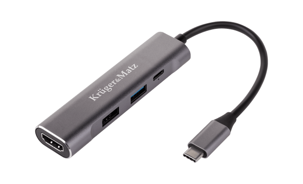 USB Typ C till HDMI/USB3.0/USB2.0/C Port Splitter HUB Adapter