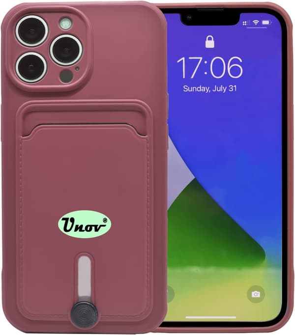 APPLE IPHONE 13 PRO SKYDDSFODRAL BURGUNDY KORTFAT