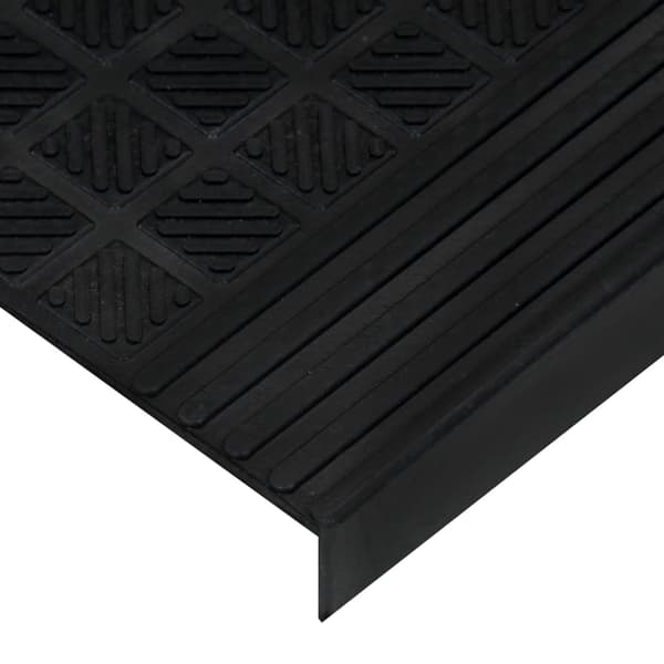 vidaXL Trappsteg, 10 st, 25x75 cm, gummi