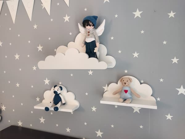 Cloud Shelves Set om 3 Venezia - Premium