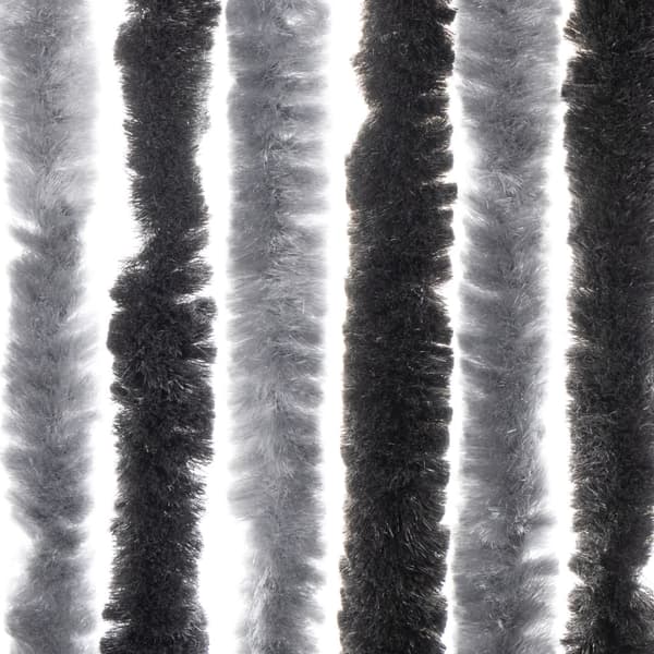 vidaXL Hyttysverkko, harmaa ja musta, 90x200 cm, Chenille