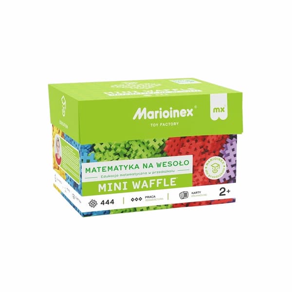 Marioinex Mini Waffle Fun Math EDU 444 bitar för barn 2+