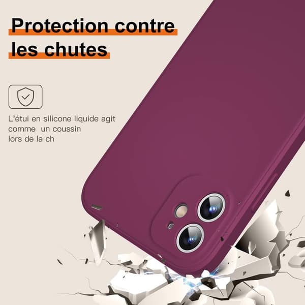 BAKSIDAN FÖR IPHONE 11 6.1 MJUKT SILIKONSKAL