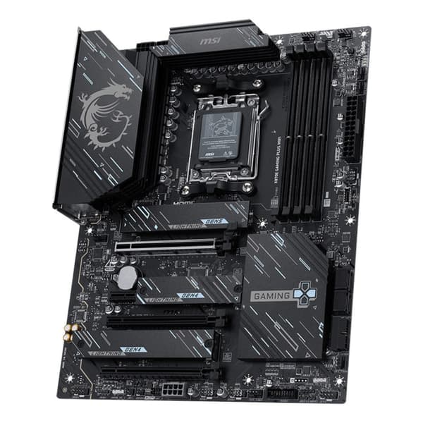 MSI X870E GAMING PLUS WIFI bundkort, AMD Ryzen understøttelse