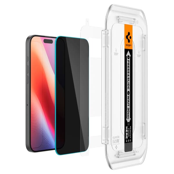 SPIGEN GLAS.TR EZ FIT 2-PACK SEKRETESSGLAS FÖR IPHONE 16 PRO