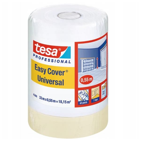 tesa Folia maalausteipillä Easy Cover 33m:550mm