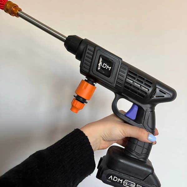 ADM sladdlös mini högtryckstvätt 30 BAR + 2 batterier