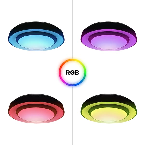 NAOMI LED LOFTSLAMPE SORT MILAGRO ML6406