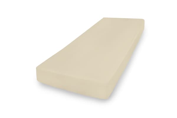 Satin Stræklagen Guld 150/160x190/200x25 Creme